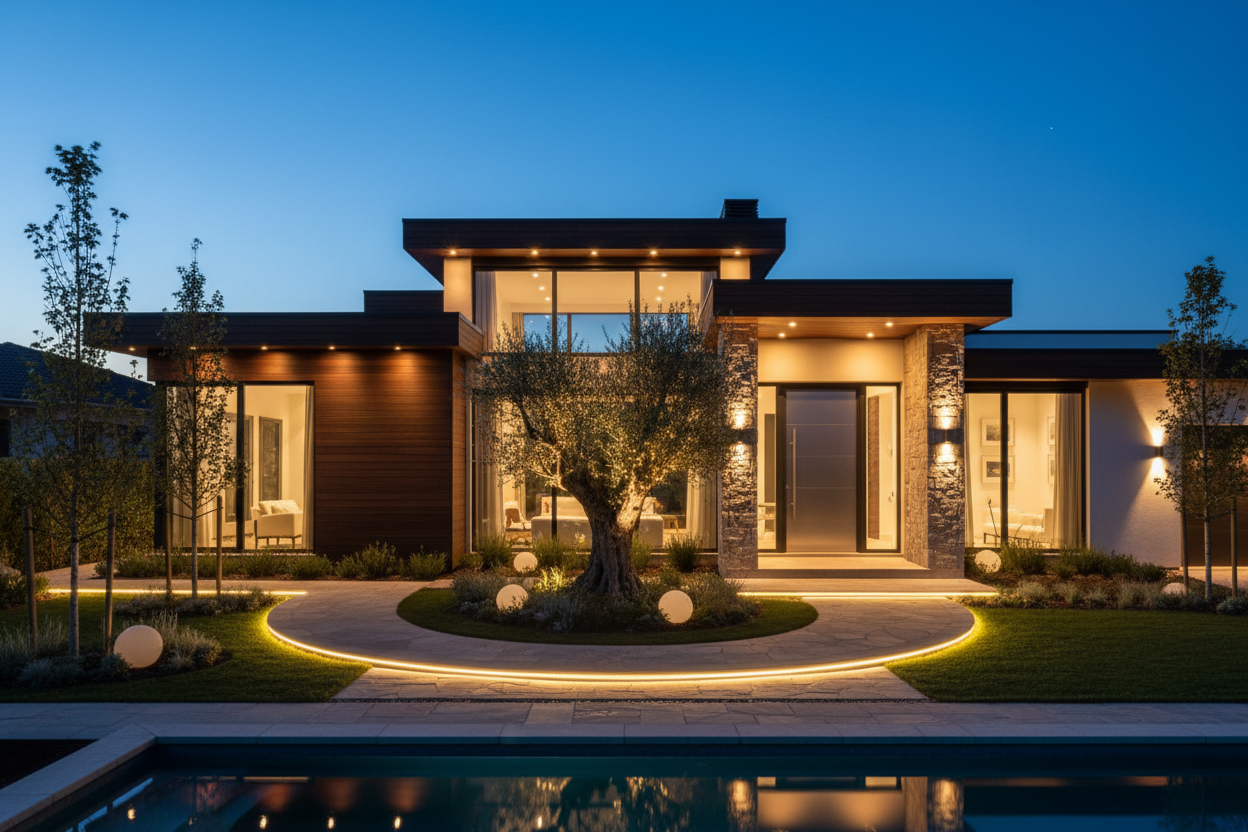 Iluminación exterior inteligente: cómo iluminar tu hogar en el siglo 21